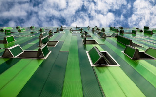 Green building sky clouds modular - modular constructivism free wallpaper