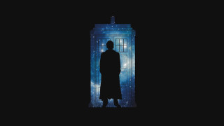 Person standing tardis blue black - david dougal williams free wallpaper
