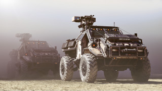 Military vehicles dusty field fog - dusty free wallpaper