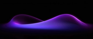 Purple wave light black background - apelle free wallpaper for desktop