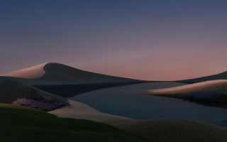 Mountain lake dusk pink purple - dusk free wallpaper for desktop