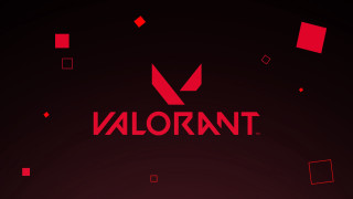 Valorant red squares black background - temporary art free wallpaper