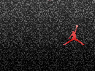 Red jordan logo black background - free rain wallpaper for desktop