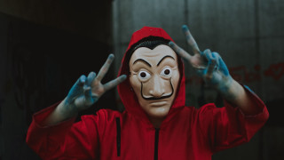 Mask hands face paint blue - a mask free wallpaper