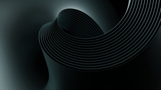 Black white abstract spirals sculpture - an abstract sculpture free wallpaper for desktop