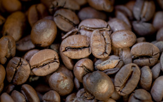Coffee beans pile hyperrealism shallow - coffee bean free wallpaper