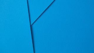 Blue background paper corner 3d - elizabeth murray free wallpaper