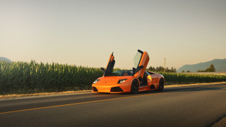 Car door open road cinematic - the door free wallpaper