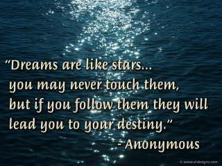 Dreams stars water sunshine quote - free stars wallpaper
