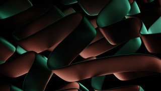 Green red objects dark room - the dark room free wallpaper