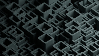 Black white pattern squares rectangles 4 - cinema 4 d free wallpaper