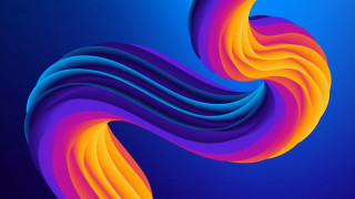 Colorful abstract wavy blue red - an abstract drawing free wallpaper