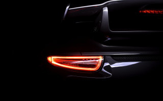 Car tail lights dark photorealism - the dark free wallpaper for desktop