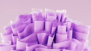 Purple cups table ambient occlusion - plastic free wallpaper