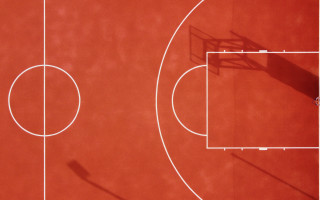 Basketball court hoop ball air - a basketball court free wallpaper