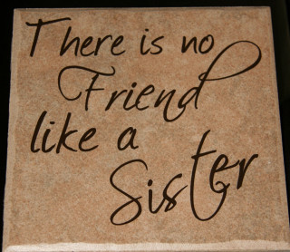 No friend like sister sign - a sign free wallpaper for tablet