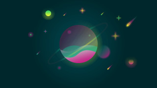 Colorful star galaxy moon pink - a pink circle free wallpaper