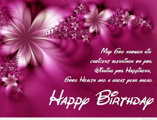 Happy birthday card pink flower - a happy birthday card free wallpaper