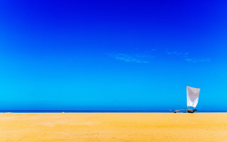 Beach sail blue sky boat - barnett newman free wallpaper for desktop