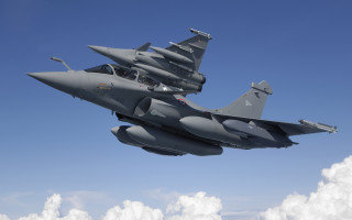 Fighterjet blue sky clouds pilot - cloud below free wallpaper