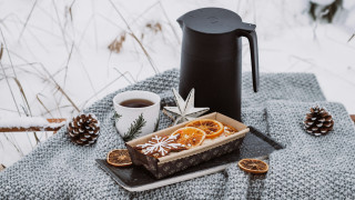 Orange slices coffee blanket snowflake - a box free wallpaper for desktop