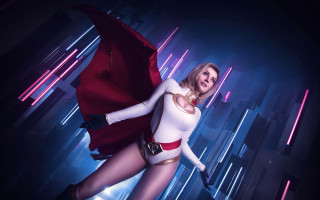 Eve ryder cosplay retrofuturism superhero - a costume free wallpaper