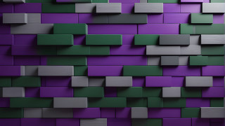 Purple green wall squares black - modular free wallpaper for desktop