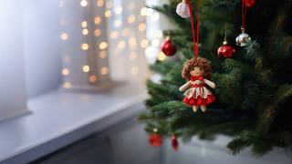 Christmas tree doll lights outdoors - a doll free wallpaper