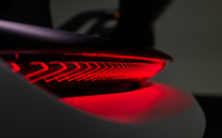 Tail light car black white - rim free wallpaper
