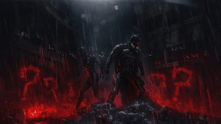 Batman rain man bat demon - cinematic concept art free wallpaper