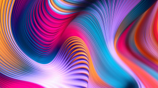 Colorful wavy background swirl 3d - vibrant color line free wallpaper