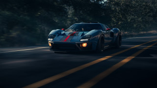 Blue cobra tiltshift night starry - octane free wallpaper