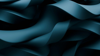 Blue waves curves ambient occlusion - the center of it free wallpaper