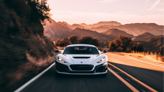 White sports car mountain road 14 - the mountain free wallpaper for desktop