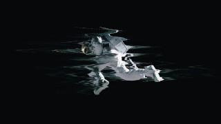 White statue floating water night - david rudnick free wallpaper for desktop