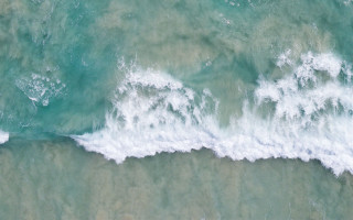 Ocean wave shore green blue - andreas gursky free wallpaper for desktop