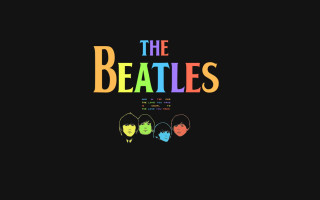 Beatles logo rainbow colors side - fauvism free wallpaper