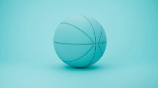Blue ball curved design gradient - a blue ball free wallpaper
