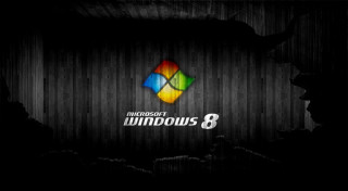 Black background colorful logo white - a colorful logo free wallpaper