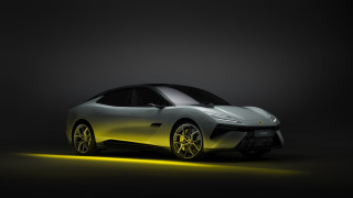 Yellow sports car raytracing gradient - fan qi free wallpaper