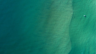 Boat green ocean beach minimalism - andreas gursky free wallpaper for desktop