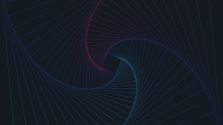 Colorful abstract night vector curves - the dark night time free wallpaper for desktop