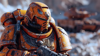 Warhammer gun helmet antipodeans unreal - his hand and a helmet free wallpaper