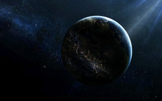 Space planet star light matte 3 - a planet free wallpaper