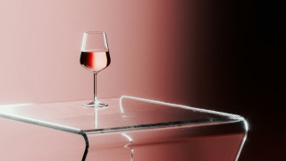 Wine glass pink background 3d - christian w. staudinger free wallpaper
