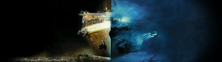 Large ship ocean monster boat - matte painting free wallpaper