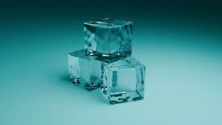 Ice cubes table blue background 3 - ice free wallpaper for desktop