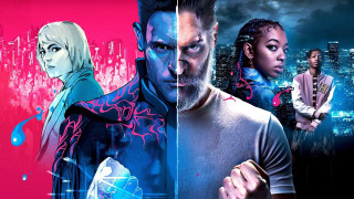 City neon cyberpunk people glowing - drew struzan free wallpaper