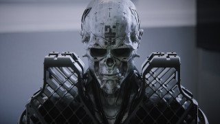 Robot skull cross chest head - cedric peyravernay free wallpaper