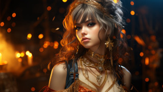 Long hair fancy outfit fantasy - chris rallis free wallpaper